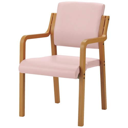 ジョインテックス 会議イス WF-C5ALN ピンク 肘付 木製 ジョインテックス 会議イス WF-C5ALN ピンク 肘付 木製[21