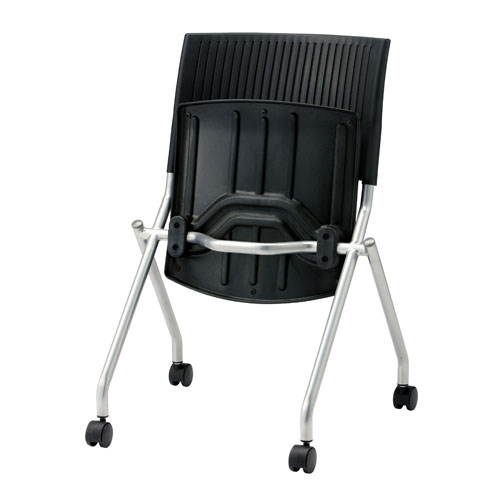 スマートオフィス】会議イス FJC-K5A ブラック 肘付 ジョインテックス