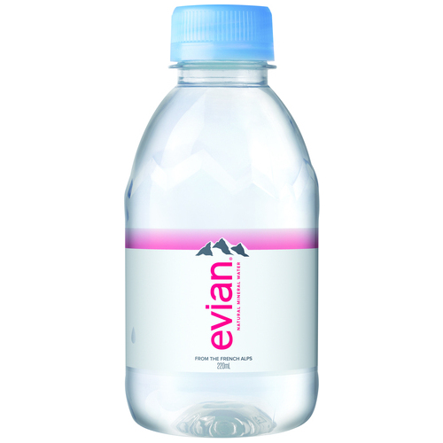 スマートオフィス】※エビアン PET 220mL 24本 伊藤園