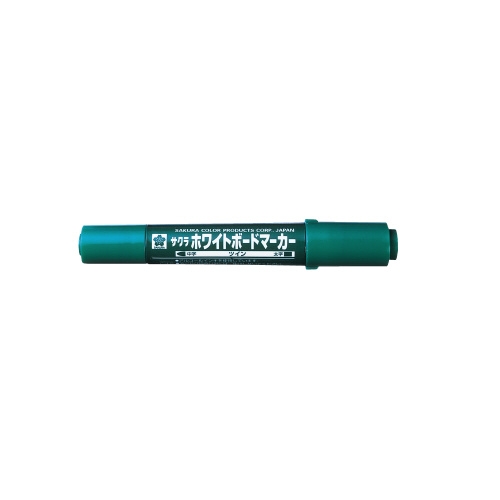 スマートオフィス】ホワイトボードマーカーツイン WBK-T 緑 サクラクレパス