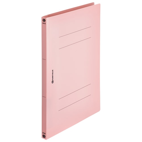 スマートバリュー／PP製フラットファイル（D023J-12RBL・831-154）ロイヤルブルー　収容数150枚　2穴／SMARTVALUE スマートバリュー PPフラットファイル厚綴A4S緑10冊 D080J-GR