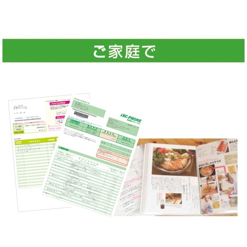 スマートオフィス】△クリアファイルスリム FL-190CF グリーン プラス