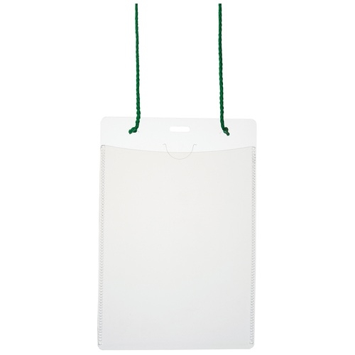 スマートオフィス】△イベント名札ハガキ 50枚入 グリーン プラス