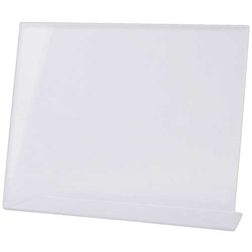 スマートオフィス】サインホルダー片面名刺横クリアL型CR69301