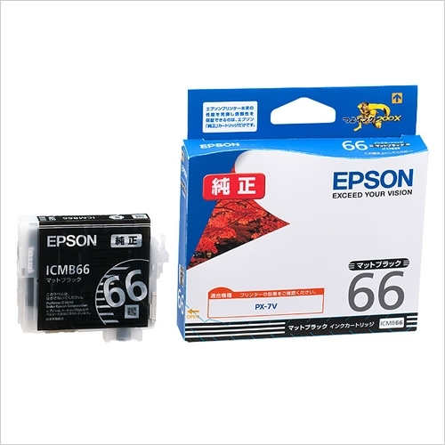 スマートオフィス】△インクカートリッジICMB66マットブラック EPSON
