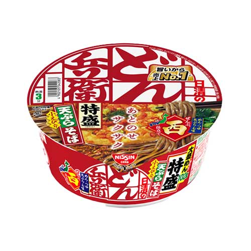 スマートオフィス】※どん兵衛特盛 天ぷらそば【西】 12食入 日清食品