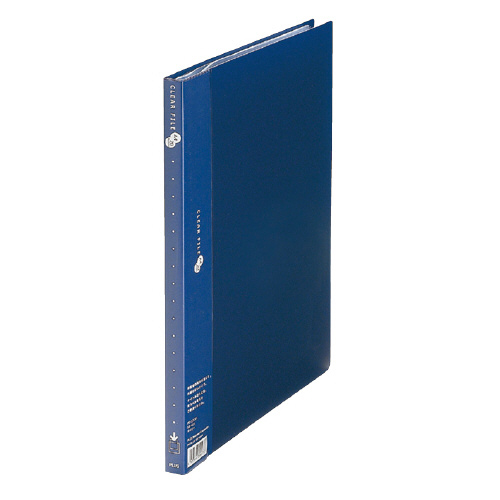 【スマートオフィス】クリアファイル20P FC-122EL A4S NV 10冊　プラス