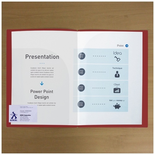 プラス 2WAYホルダーFL-116CH A4／A3 ホワイト10冊〔×5セット〕 スマートオフィス2WAYホルダーFL-116CH A4⁄A3 レッド プラス