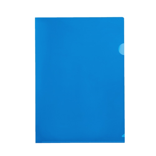 スマートオフィス】カラーホルダー A4青20枚 D611J-BL スマートバリュー