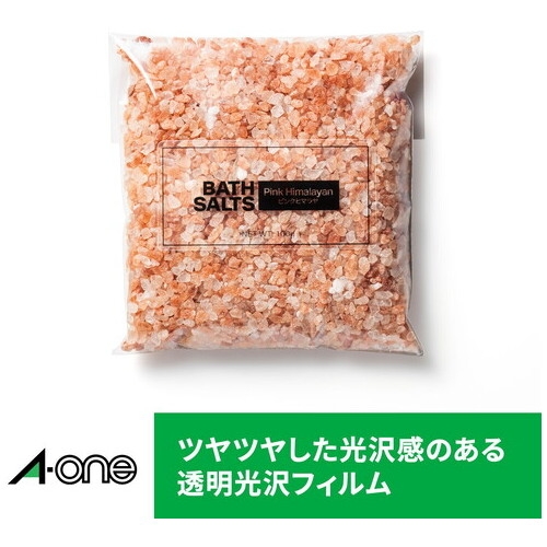 スマートオフィス】レーザーラベル28426 透明フィルムA4 10枚 エーワン