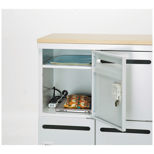 【週末　セール】cpフィエルテ　トータルワークスEX スマートオフィス】コンパクトPロッカー 6人用 JCPL-6D WH