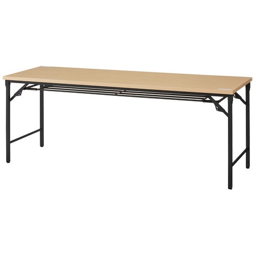 まとめ）TOKIO 脚折りたたみテーブル TWN-0945 WN ウォールナット〔×3