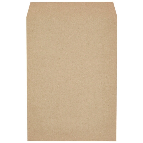 スマートオフィス】未晒クラフト封筒角2 100枚 799-10 高春堂