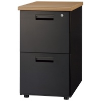 スマートオフィス】キャビネット2段 GT-462SC BK FIRST－G