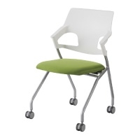 会議用イス スマートオフィス】会議イス JCX-WGN グリーン ダイセン