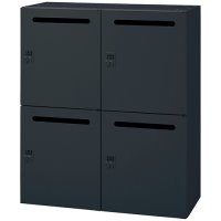 スマートオフィス】Jeラテラル3段保管庫 JE-105H-3 TBK D450 プラス