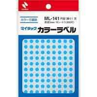 スマートオフィス】マイタック カラーラベル ML-141 黄 5mm ニチバン