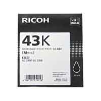 スマートオフィス】ジェルジェットカートリッジ GC41Kブラック リコー