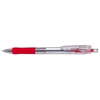【スマートオフィス】ボールペン タプリクリップ 0.5 BNS5-R 赤