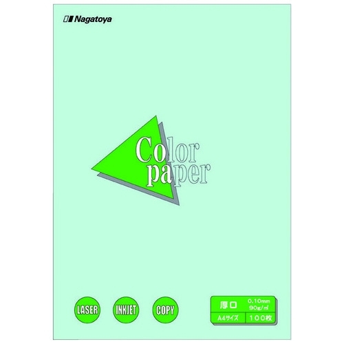 （まとめ）長門屋商店 Color Paper B5中厚口 桃 ナ-4221 1冊(100枚) 〔×20セット〕