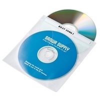 スマートオフィス】CD/DVDソフトケースindex付100枚A404J