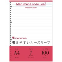 Amazon.co.jp: （まとめ） マルマン 書きやすいルーズリーフ A4