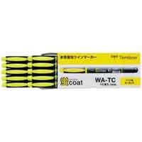 スマートオフィス】蛍コート WA-TC91 黄 10本 トンボ鉛筆