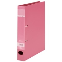 スマートオフィス】ロックリングファイル F-532 A4S 43mm 桃 セキセイ