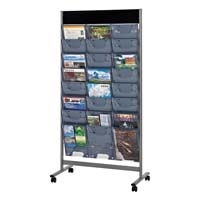 スマートオフィス】パンフレットスタンド DP-C308 3列8段 エヌケイ