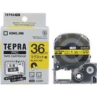 スマートオフィス】テプラPROテープマグネット 青に黒字 SJ36B キングジム