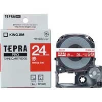 テプラ　赤　黄　白　24mm 20個 353366_001.jpg