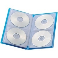 スマートオフィス】CDファイル96枚収納 青 A412J-B スマートバリュー