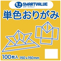 スマートオフィス】単色おりがみ100枚 薄水 B260J-19 スマート