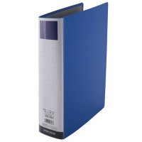 スマートオフィス】パイプ式ファイル両開きSE青10冊D175J-10BL