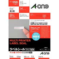 エーワン OAラベルHI-G27面四辺余白100シート76227