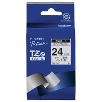 スマートオフィス】文字テープ TZe-354黒に金文字 24mm ブラザー