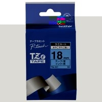 スマートオフィス】文字テープ TZe-B41蛍光橙に黒文字 18mm ブラザー