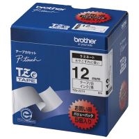 【裁断済】自習デンマーク語文法 カセットテープ付き スマートオフィス】文字テープ TZe-121V透明に黒文字 9mm 5個 ブラザー