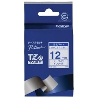 スマートオフィス】文字テープ TZe-B41蛍光橙に黒文字 18mm ブラザー