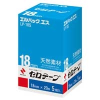 スマートオフィス】セロテープ Lパック LP-18S 18mm×20m 5巻 ニチバン