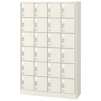 スマートオフィス】シューズボックス SC-24W 24人用 鍵無 ジョインテックス