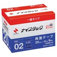 スマートオフィス】ナイスタック NWBB-20 20mm×20m 6巻入 ニチバン