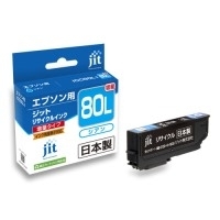 スマートオフィス】インクカートリッジ ICC80L シアン EPSON