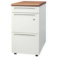 スマートオフィス】脇机3段 UJ-047A-A3 T2/W4 引出A プラス