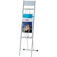 スマートオフィス】パンフレットスタンド DP-W110S 1列10段 エヌケイ