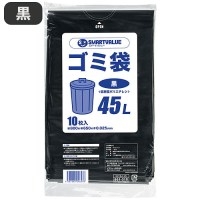 スマートオフィス】再生原料入り小型ポリ袋 黒 50枚 RYC07 ジャパックス