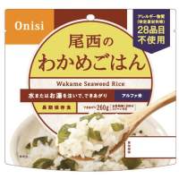 スマートオフィス】※尾西 アルファ米わかめご飯100g 50袋 尾西食品