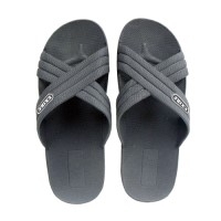 スマートオフィス】インナーコアサンダルブラック 紳士2L 27cm