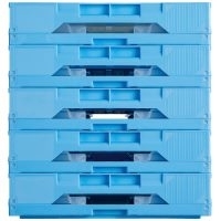 スマートオフィス】オリタタミコンテナ L41510TMBL-J 40L 透明