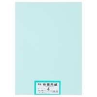 スマートオフィス】再生色画用紙 4ツ切100枚 うすクリーム 大王製紙